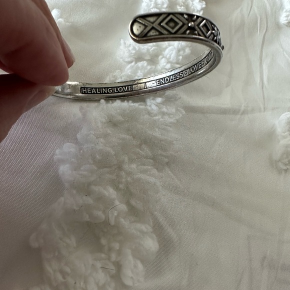 Alex and Ani silver cuff bracelet - Picture 5 of 6
